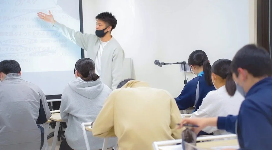 勉強合宿の授業風景